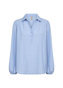 40975 - Blue Blouse with Buttons - Soya Concept