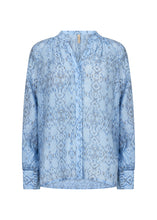 Load image into Gallery viewer, 41004 - Button-Up Blouse - Blue - Soya Concept