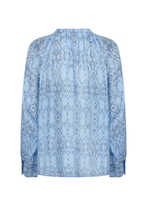 41004 - Button-Up Blouse - Blue - Soya Concept