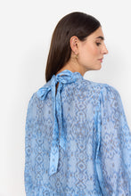 Load image into Gallery viewer, 41005 - Bow detail Blouse - Blue - Soya Concept