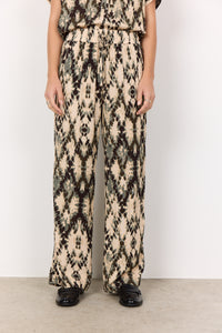 41083 - Printed Straight-Leg Pants - Soya Concept