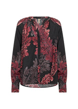 Load image into Gallery viewer, Red Floral Blouse - SoyaConcept