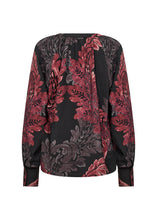 Load image into Gallery viewer, Red Floral Blouse - SoyaConcept