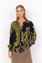 Load image into Gallery viewer, Olive Floral Blouse - SoyaConcept