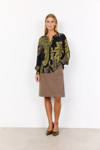 Olive Floral Blouse - SoyaConcept