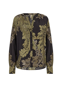 Olive Floral Blouse - SoyaConcept