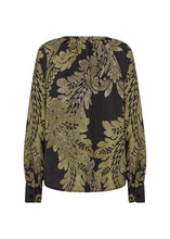Load image into Gallery viewer, Olive Floral Blouse - SoyaConcept