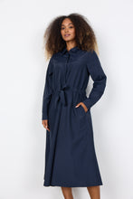 Load image into Gallery viewer, Navy Shirt Dress - Soya Concept