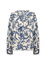 Load image into Gallery viewer, Navy Pattered Shirt - Soya Concept