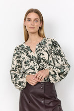 Load image into Gallery viewer, Forest Green Patterned Shirt - Soya Concept