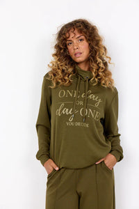 Dark Olive Hoodie - Soya Concept