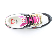 Load image into Gallery viewer, Josey - White/Black/Fuchsia Trainer - Heavenly Feet