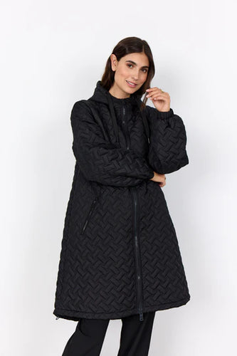 Black Quilted Jacket - Soya Concept