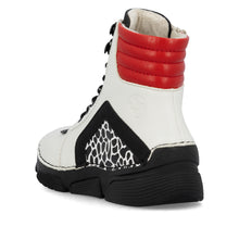 Load image into Gallery viewer, Geometric Lace-Up Boots - Rieker