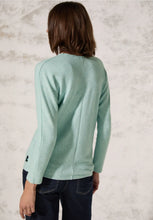 Load image into Gallery viewer, 322386- Glaced Green V- Neck Jumper - Cecil