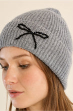 Load image into Gallery viewer, Ladies Knitted Hat Ash Dark Grey - Molly Bracken