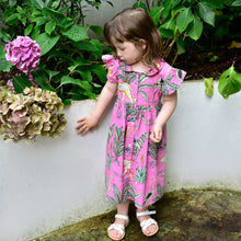 Load image into Gallery viewer, GD111- Pink Safari Button Dress - Powell Craft