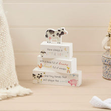 Load image into Gallery viewer, 8MF203- New Baby Farm Stacking Block- Langs