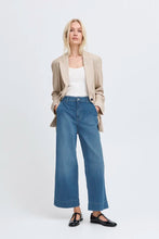 Load image into Gallery viewer, Blue Denim Cropped Jeans - b.young