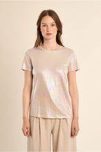 Load image into Gallery viewer, Iridescent Beige T shirt - Molly Bracken