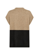 Load image into Gallery viewer, 51308- Block Colour Knit -Tan &amp; Black- Soya Concept