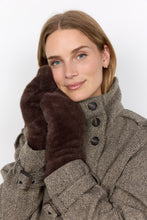 Load image into Gallery viewer, Brown Fur Mittens - Soya Concept