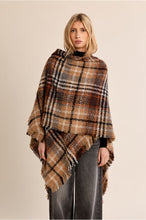 Load image into Gallery viewer, Ladies Woven Poncho Camel - Molly Bracken