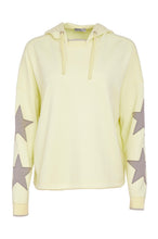Load image into Gallery viewer, Hooded Top With Contrast Cuff And Front Neckline- Lemon
 - Naya