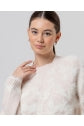 Load image into Gallery viewer, Cream &amp; Beige Jacquard Crew Neck Jumper - Surkana