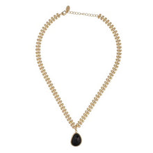 Load image into Gallery viewer, McKinley Jet Drop Necklace- Knight &amp; Day