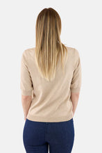 Load image into Gallery viewer, Short Sleeve Beige Knit - Brantex