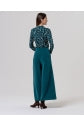 Load image into Gallery viewer, Teal Green Wide Leg Trousers - Surkana