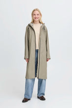 Load image into Gallery viewer, Khaki Zip Up Raincoat  - b.young