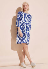 Load image into Gallery viewer, 143856- Blue Print Linen Tunic Dress - Street One