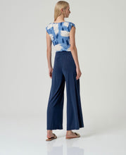 Load image into Gallery viewer, Navy Blue Wide Leg Pants - Surkana