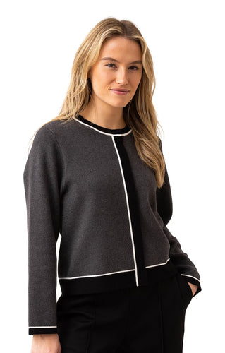 Grey Cardigan - Marble