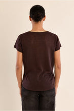 Load image into Gallery viewer, Knitted T-shirt Chocolate- Molly Bracken