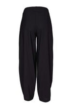 Load image into Gallery viewer, Black Shaped Trouser With Tucks At Front - Naya
