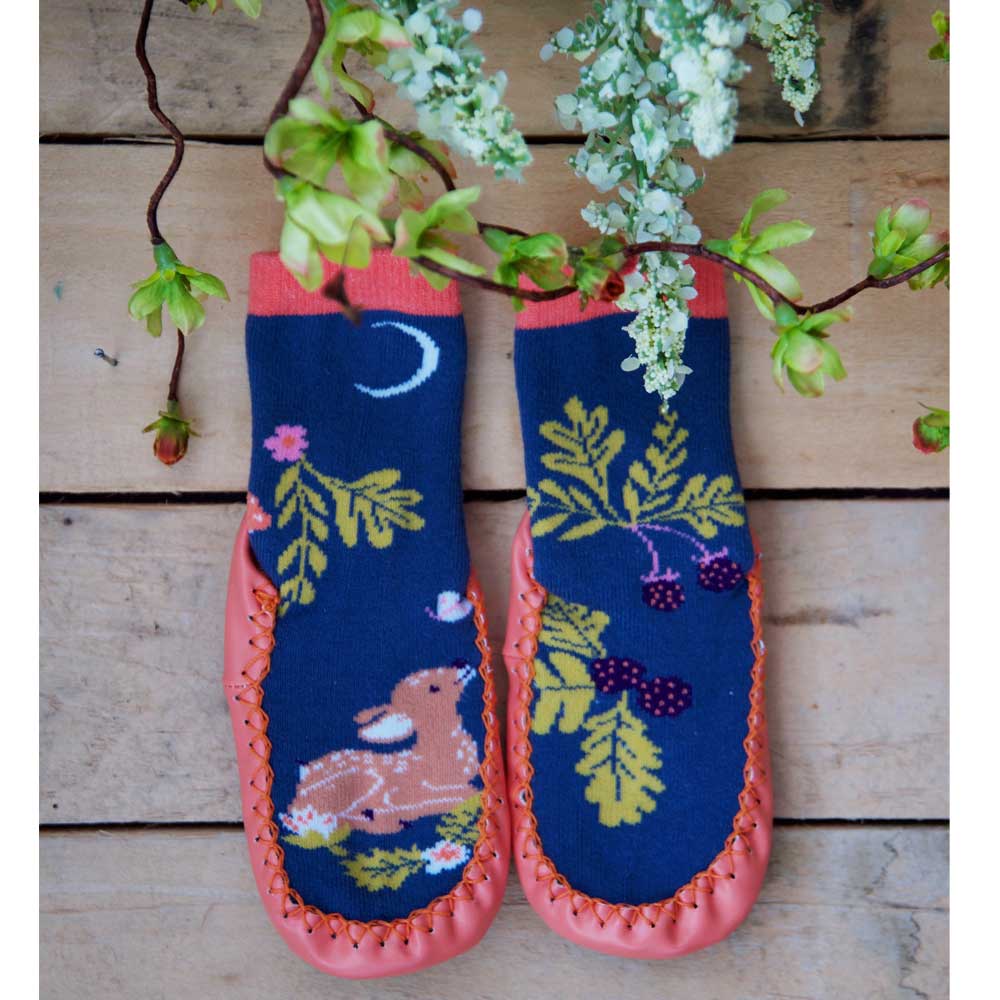 Enchanted Forest Slipper Socks - Powell Craft