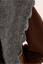 Load image into Gallery viewer, Ladies Knitted Scarf Dark Grey - Molly Bracken