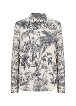 Load image into Gallery viewer, Carli (1) Navy Combination Shirt - Soya Concept