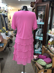 6916 - Pink Frill Dress - Sunday