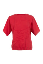 Load image into Gallery viewer, Crew Neck Knit Jumper -Poppy Red - Soquesto