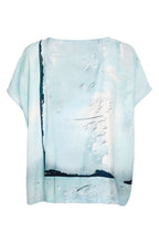 Load image into Gallery viewer, Mint Square Shape faded print top - Naya