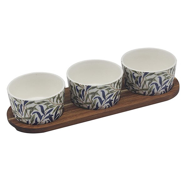 William Morris Snack Bowl Set - Willow Bough