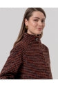 Load image into Gallery viewer, Short Houndstooth Coat - English Red - Surkana