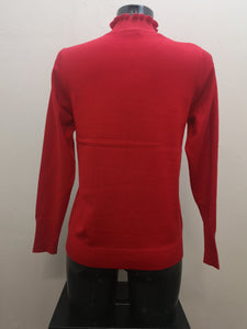 6258 - Cherry Red Pullover - Sunday