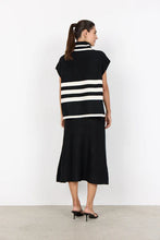 Load image into Gallery viewer, Black High Neck Waistcoat- Soya Concept