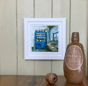 Home Comfort Small White Frame Art