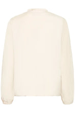 Load image into Gallery viewer, Cream Shirt with Ruffle Detail - Fransa